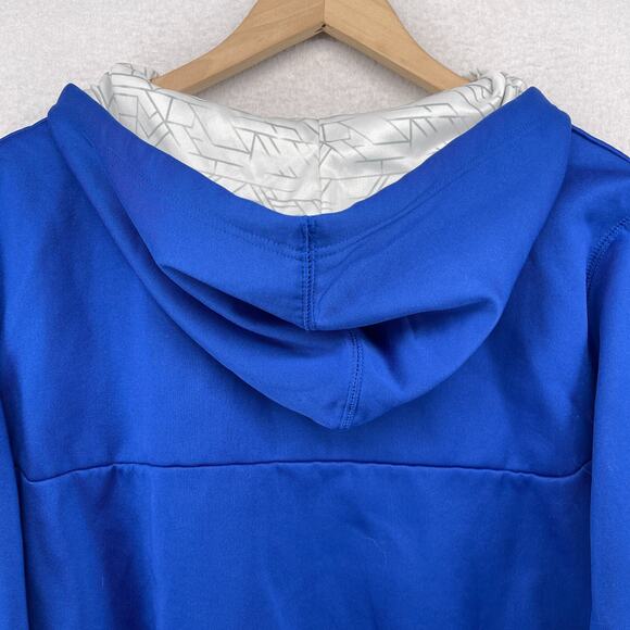 DUKE UNIVERSITY Sweatshirt Adult M LACROSSE BLUE DEVILS Fleece Hooded 1/4 Zip - Picture 8 of 12